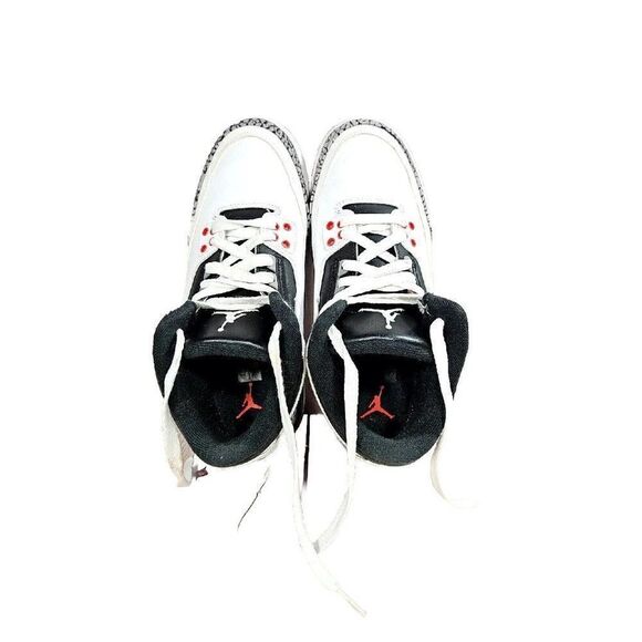☆Jordan 3 Retro Infrared 23 2014 White Cement Black Unite red Size 6Y Shoes NWOB main image 5